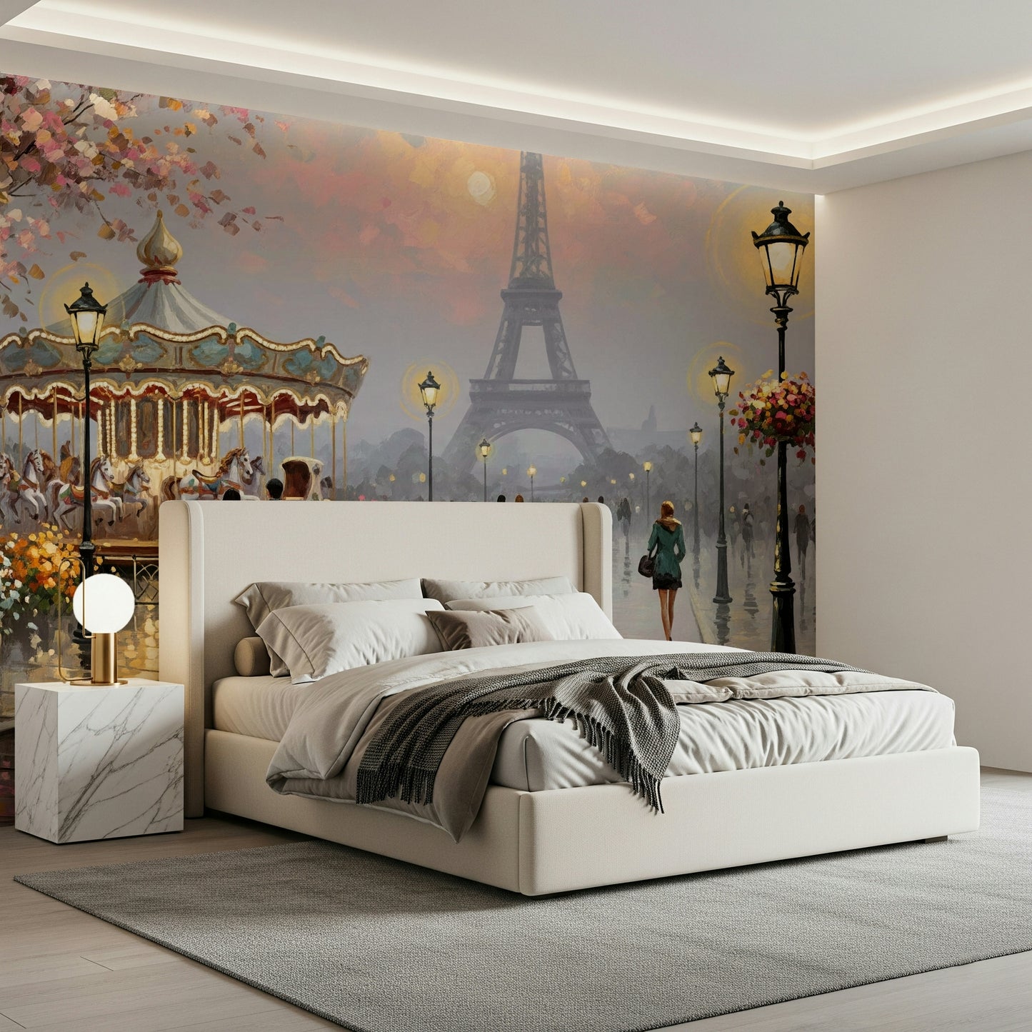 Paris Romance Wall Mural