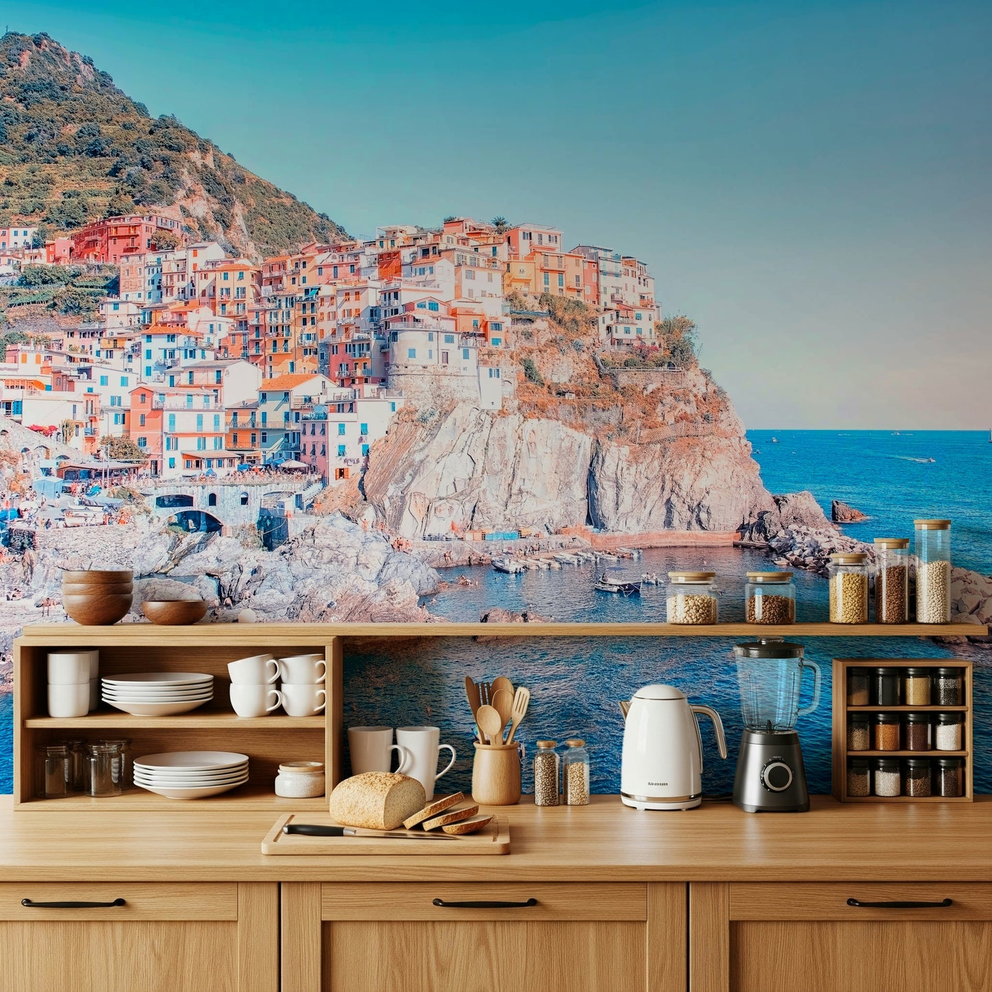 Italian Village Wall Mural