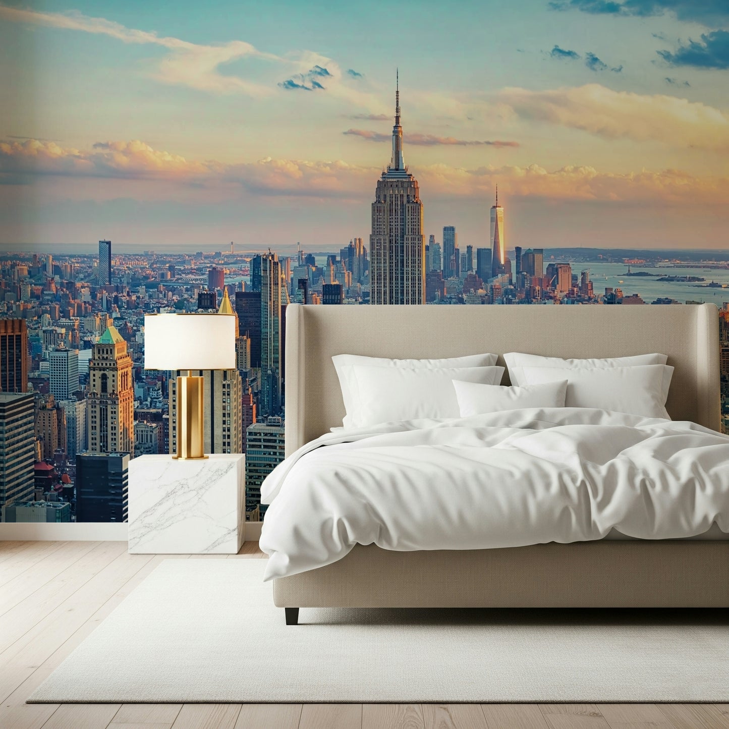 Manhattan Dawn Hues Wall Mural