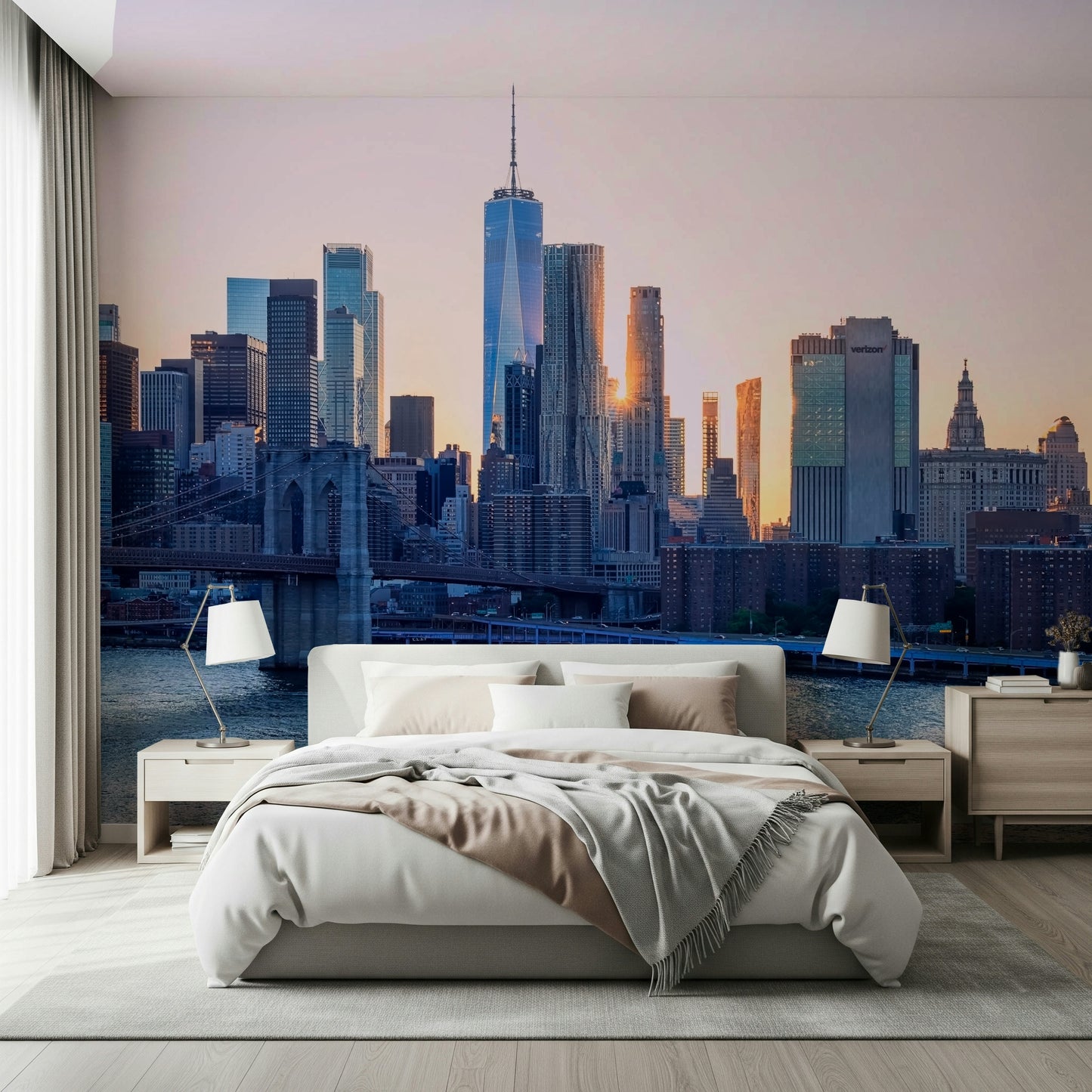 NYC Skyline Dream Wall Mural