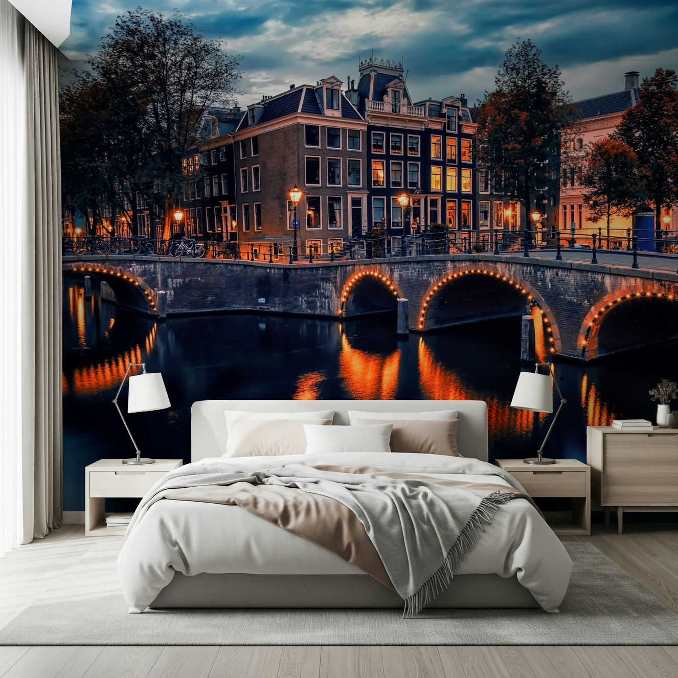 Amsterdam Nights Wall Mural