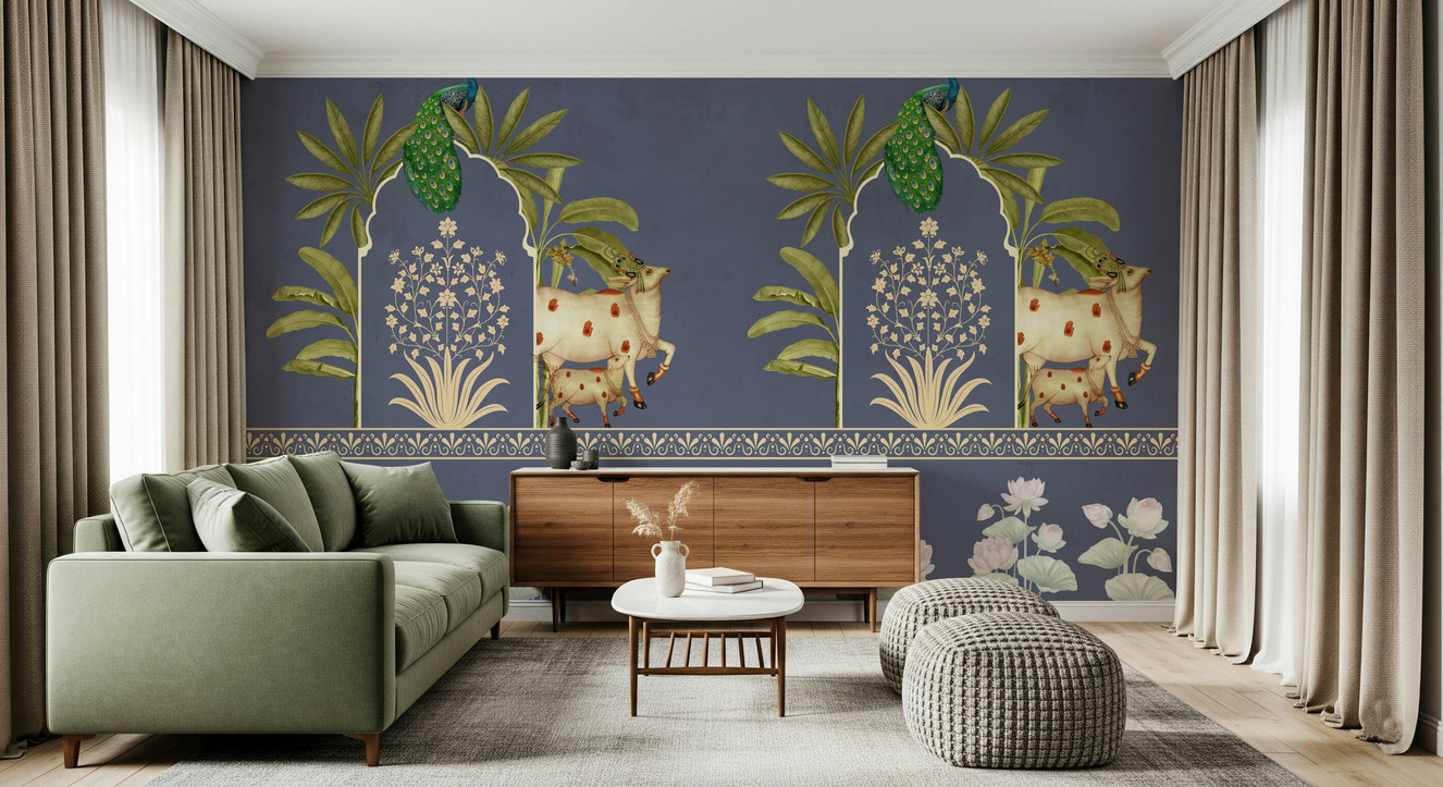 The Neelambar Arch Wall Mural