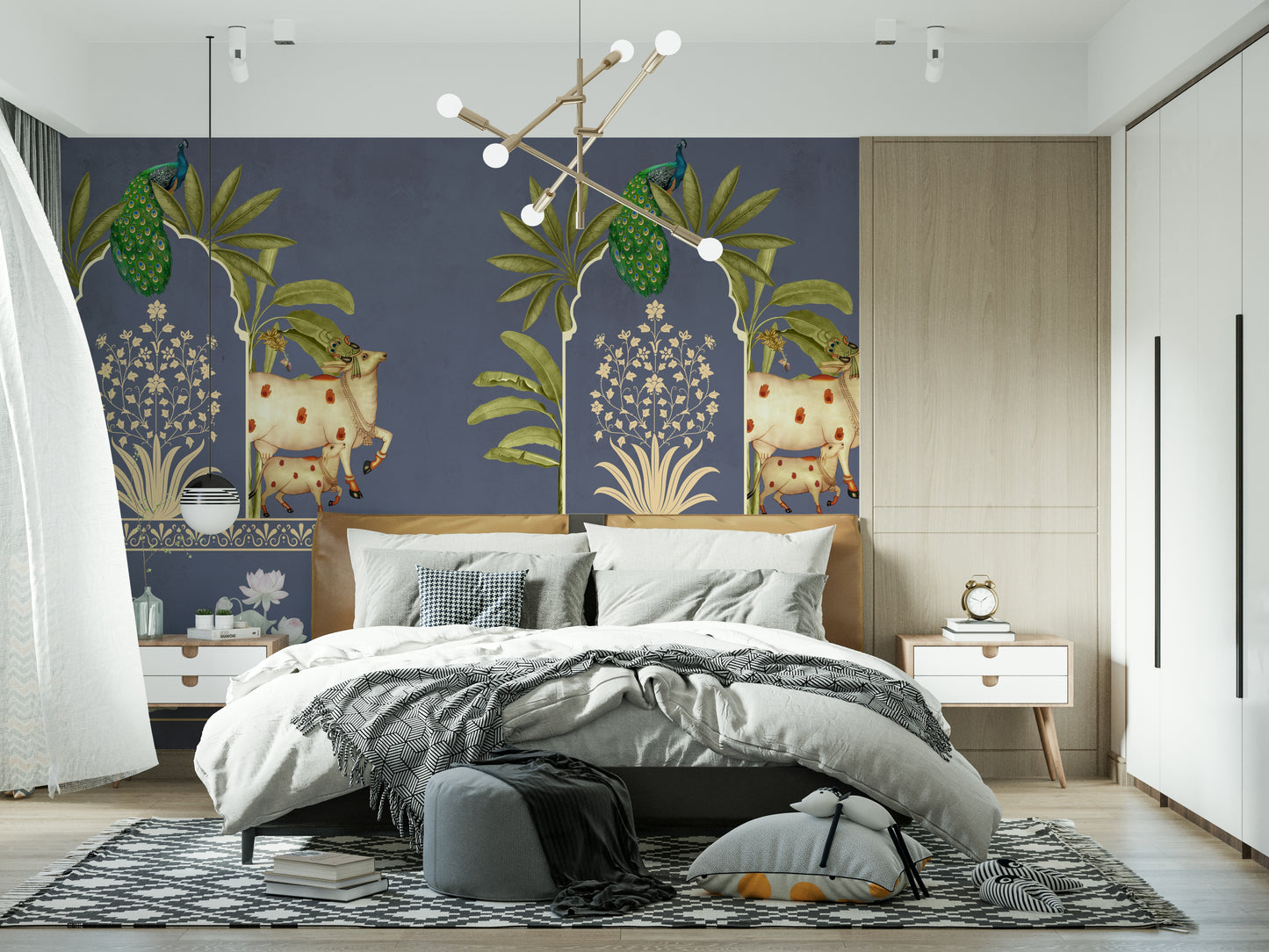 The Neelambar Arch Wall Mural