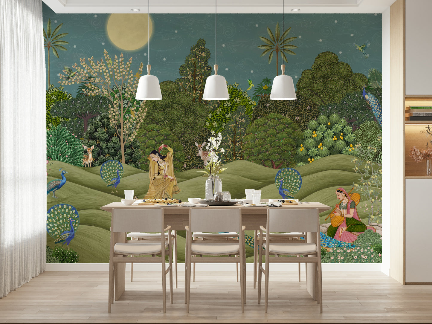Purnima Paradise Wall Mural