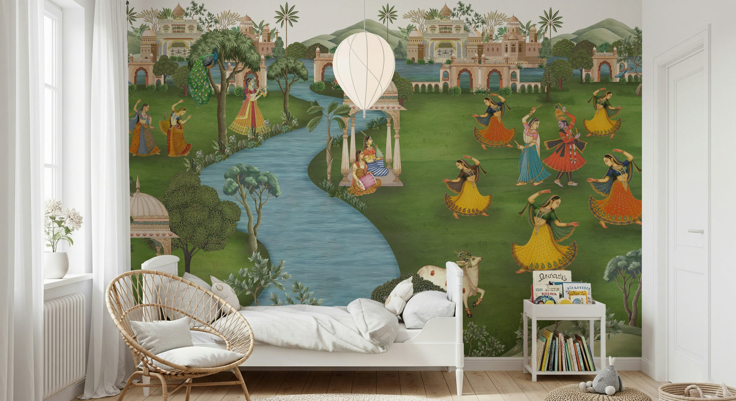 Ragamala Rhythm Wall Mural