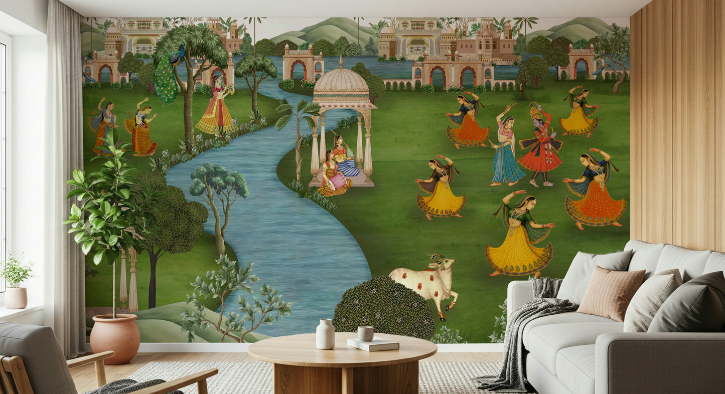 Ragamala Rhythm Wall Mural