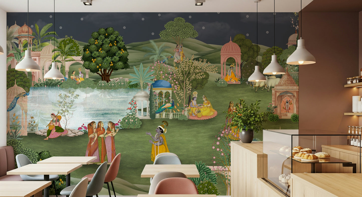 Vrindavan Vihar Wall Mural