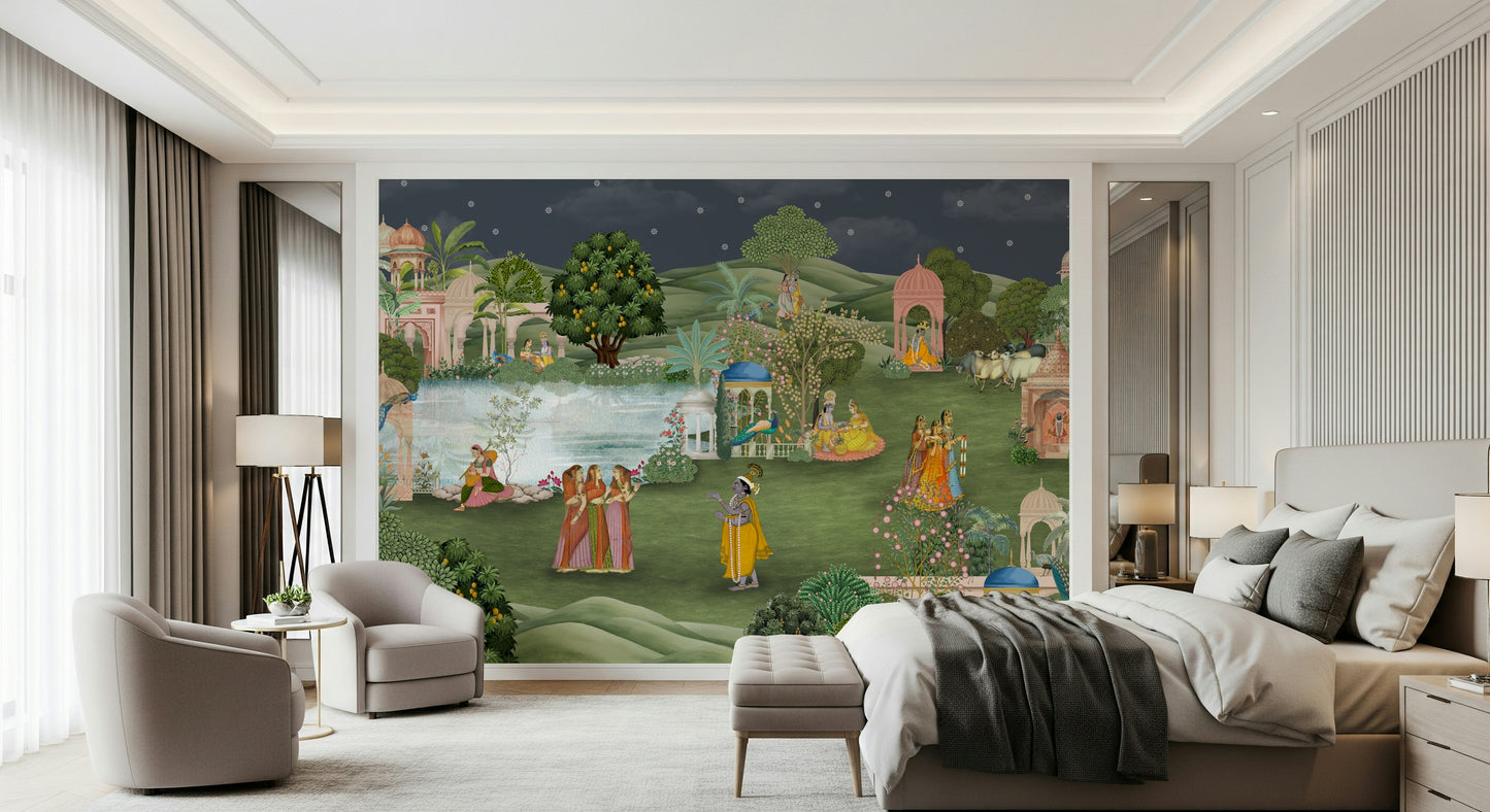 Vrindavan Vihar Wall Mural