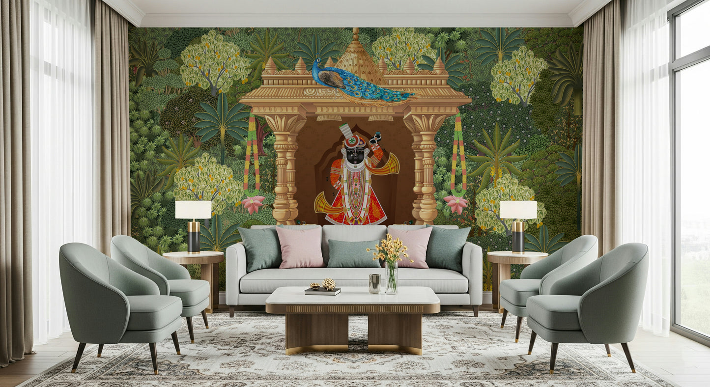 Shrinathji Sanctuary Wall Mural