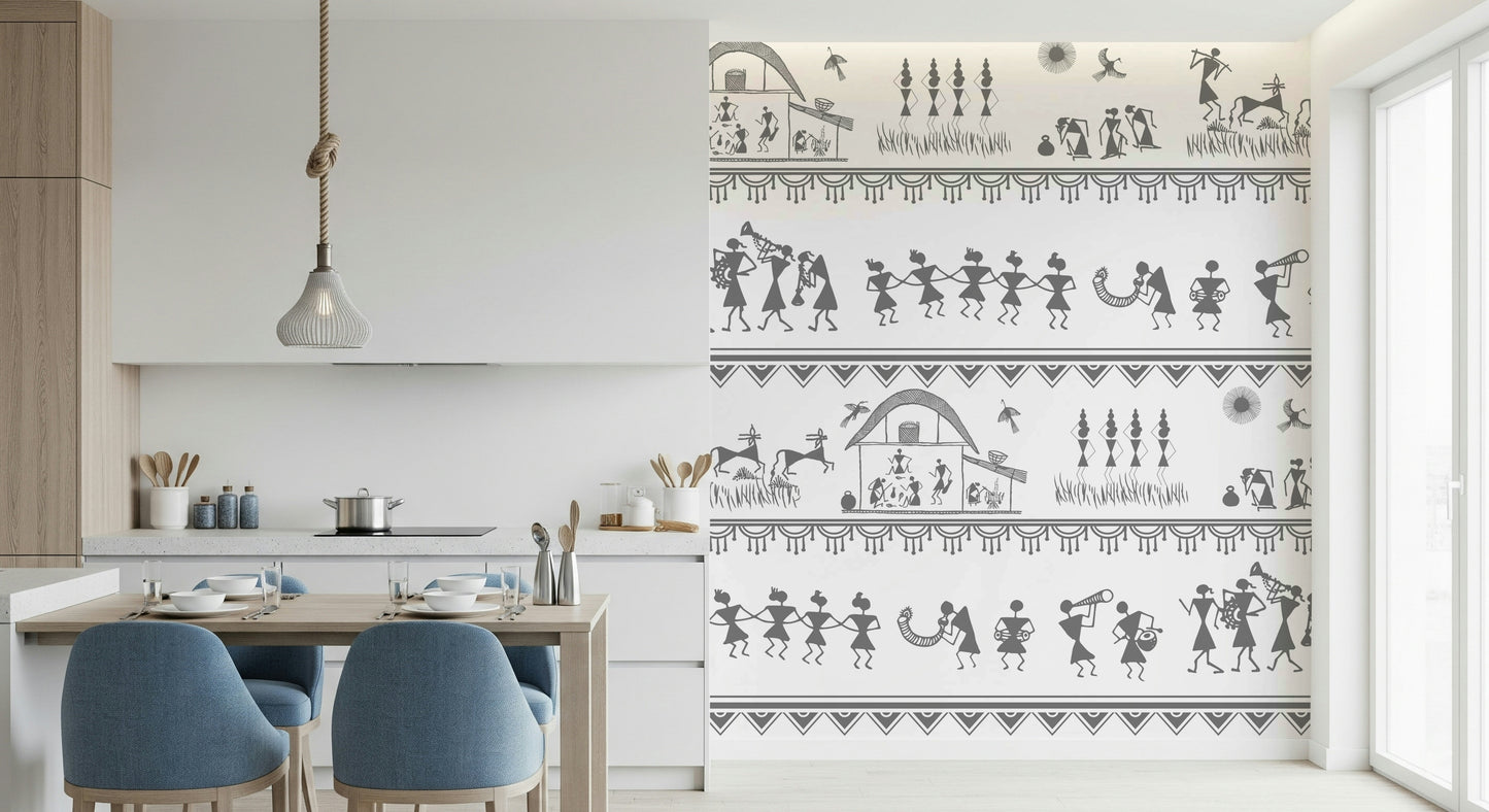 Rural Rhythm Wall Mural