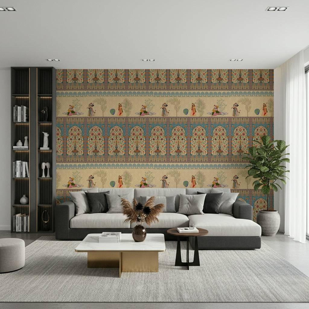 Mughal Melodies Wall Mural