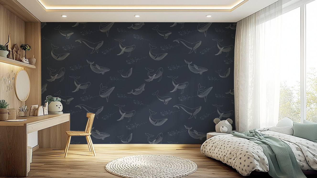 Whale Song Serenade Wall Mural