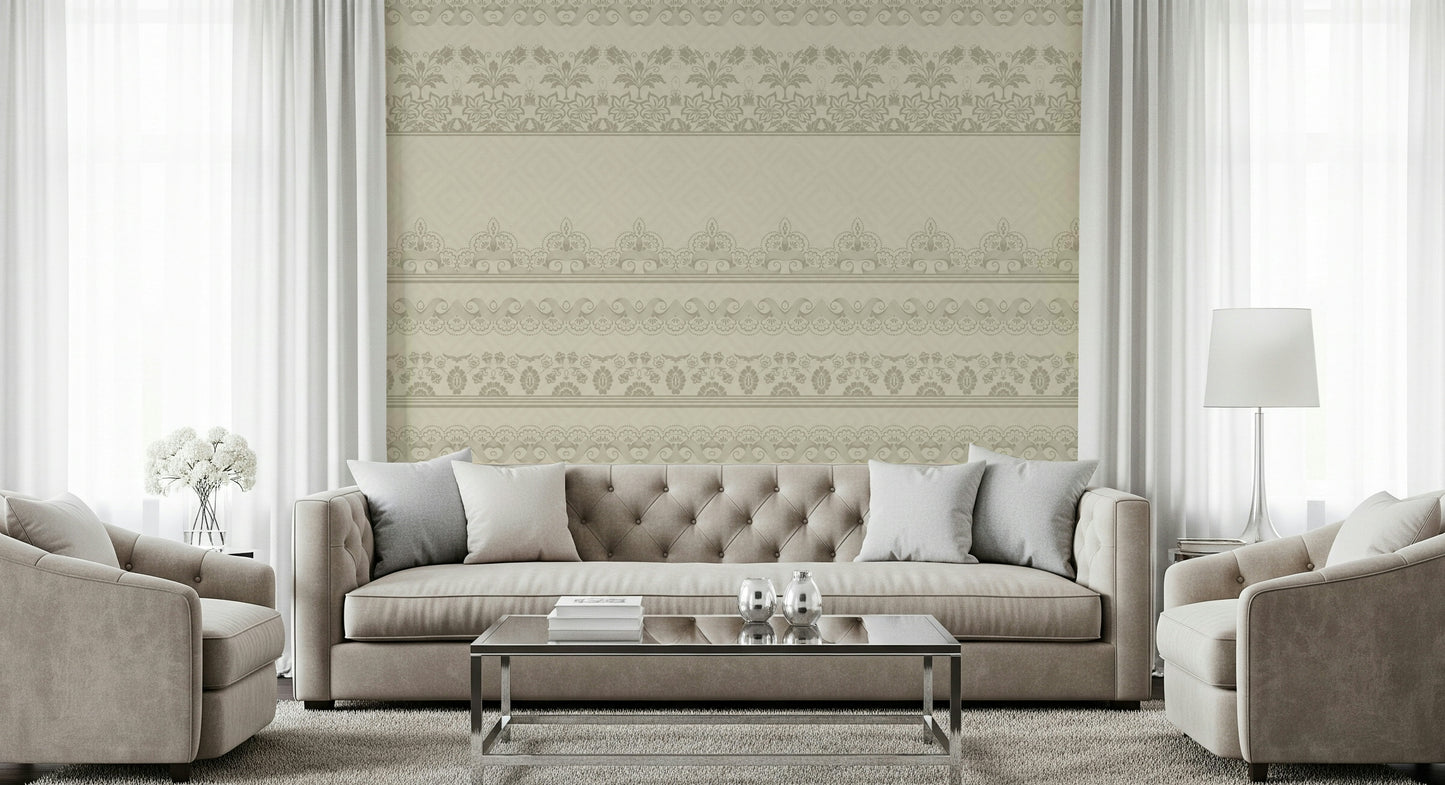 Vintage Lace Bands Wall Mural
