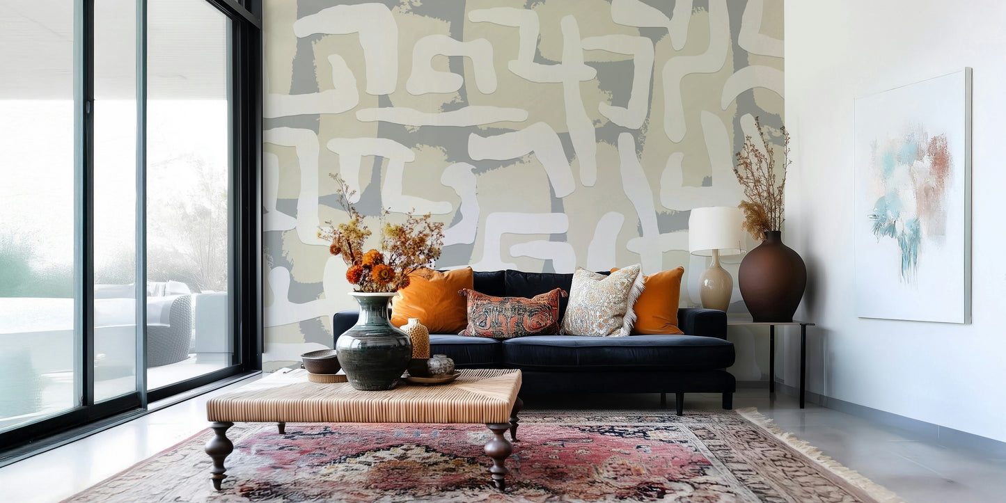 Abstract Terrain Wall Mural