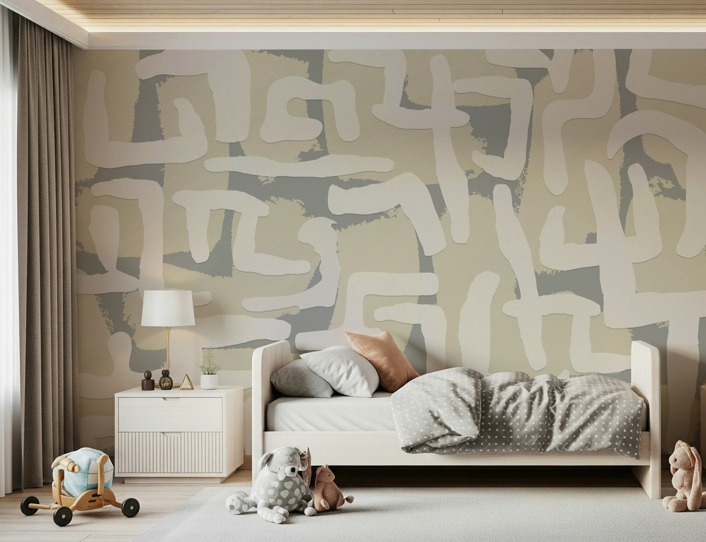 Abstract Terrain Wall Mural