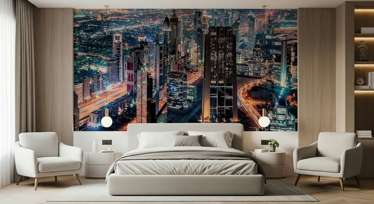 Dubai Nights Wall Mural