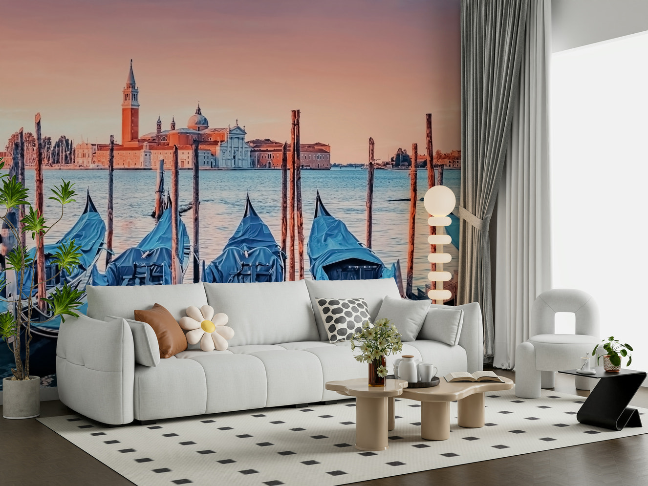 Serene Venice Scene Wall Mural