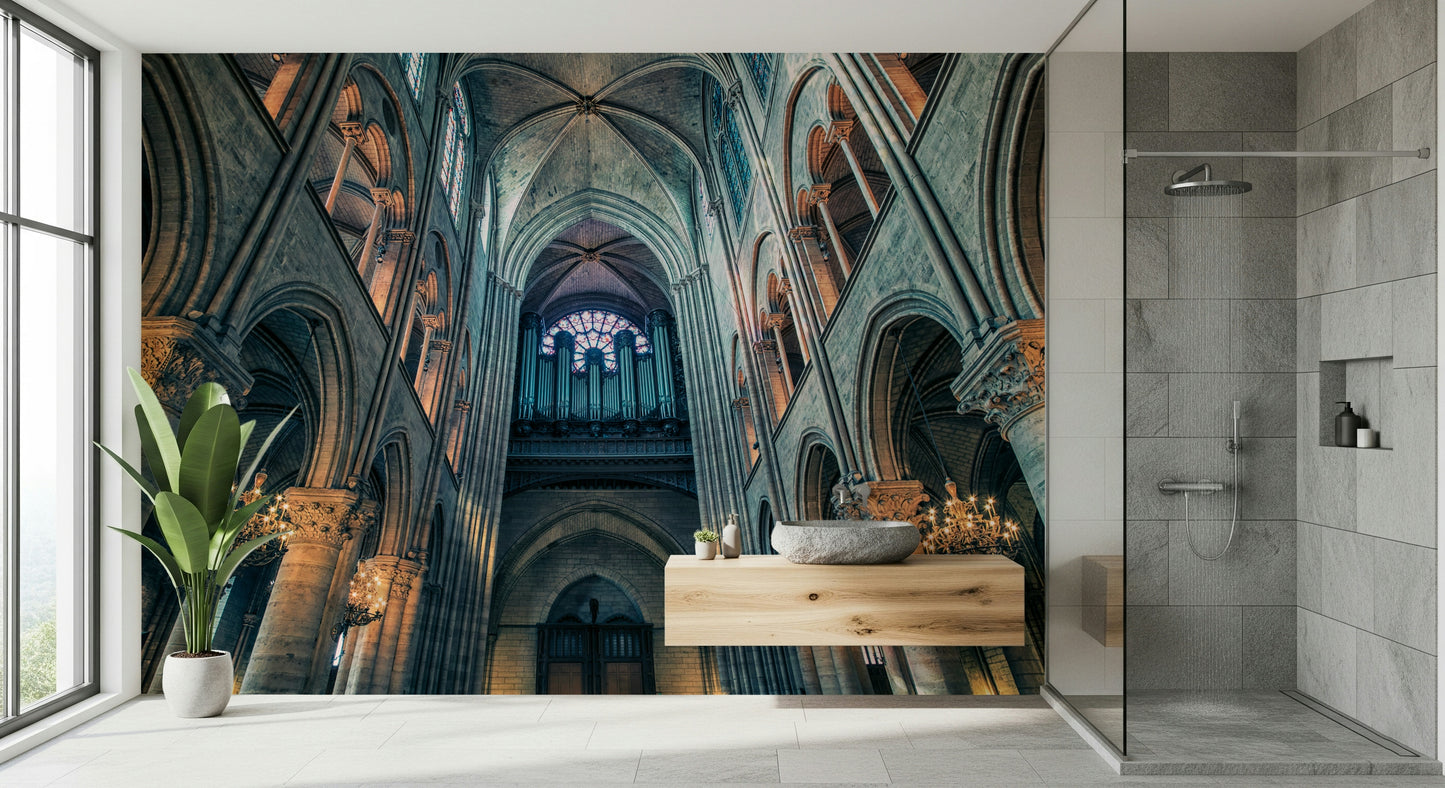 Cathedral Arches Wall Mural