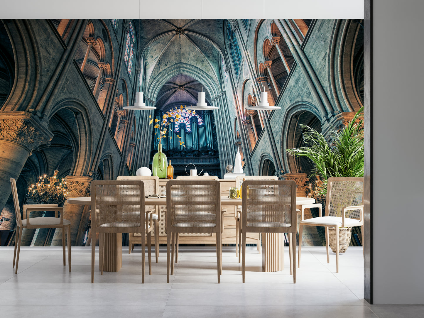 Cathedral Arches Wall Mural