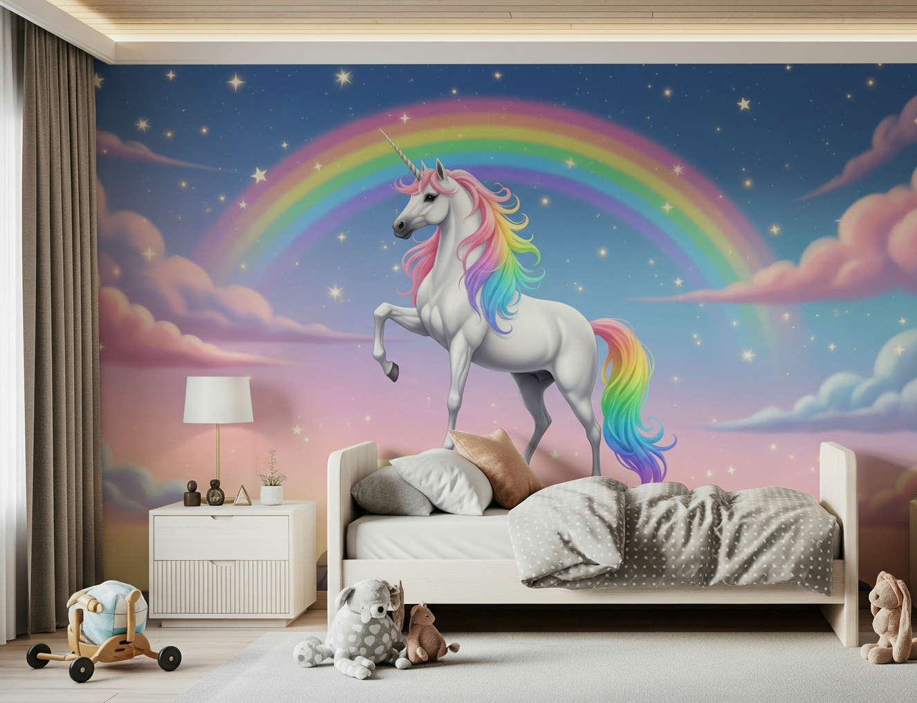 Mythical Heights Wall Mural