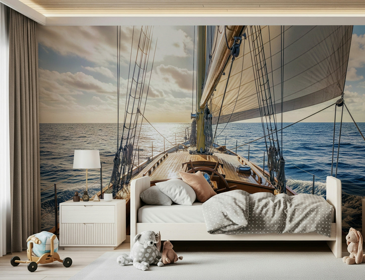 Sailing Away Wall Mural