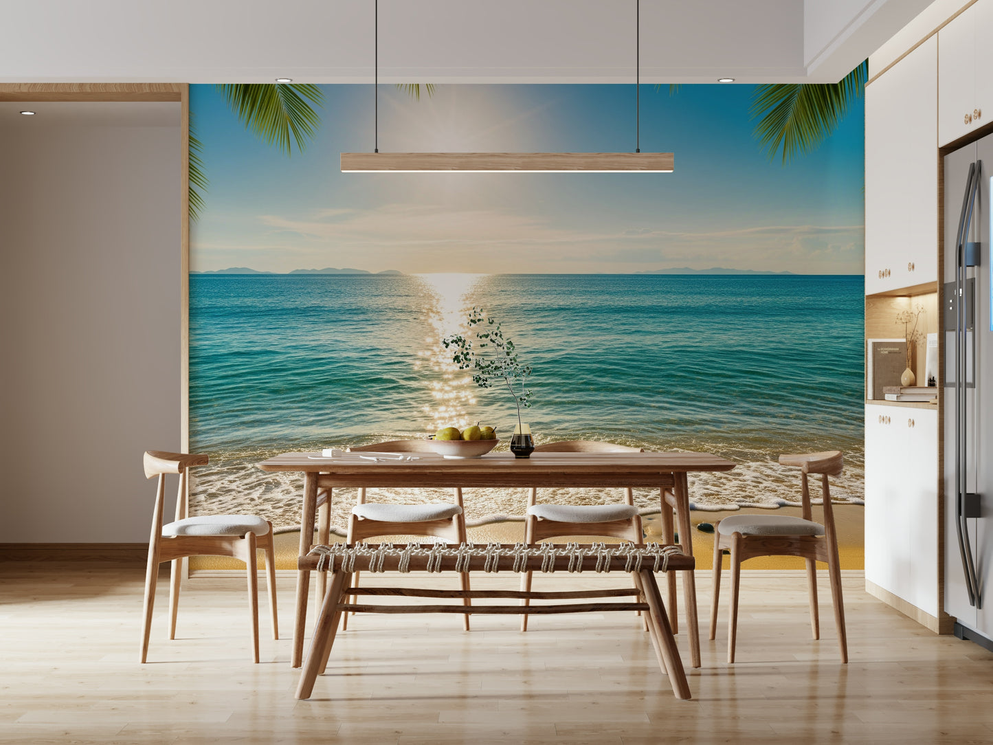 Sunny coastal Calm Wall Mural