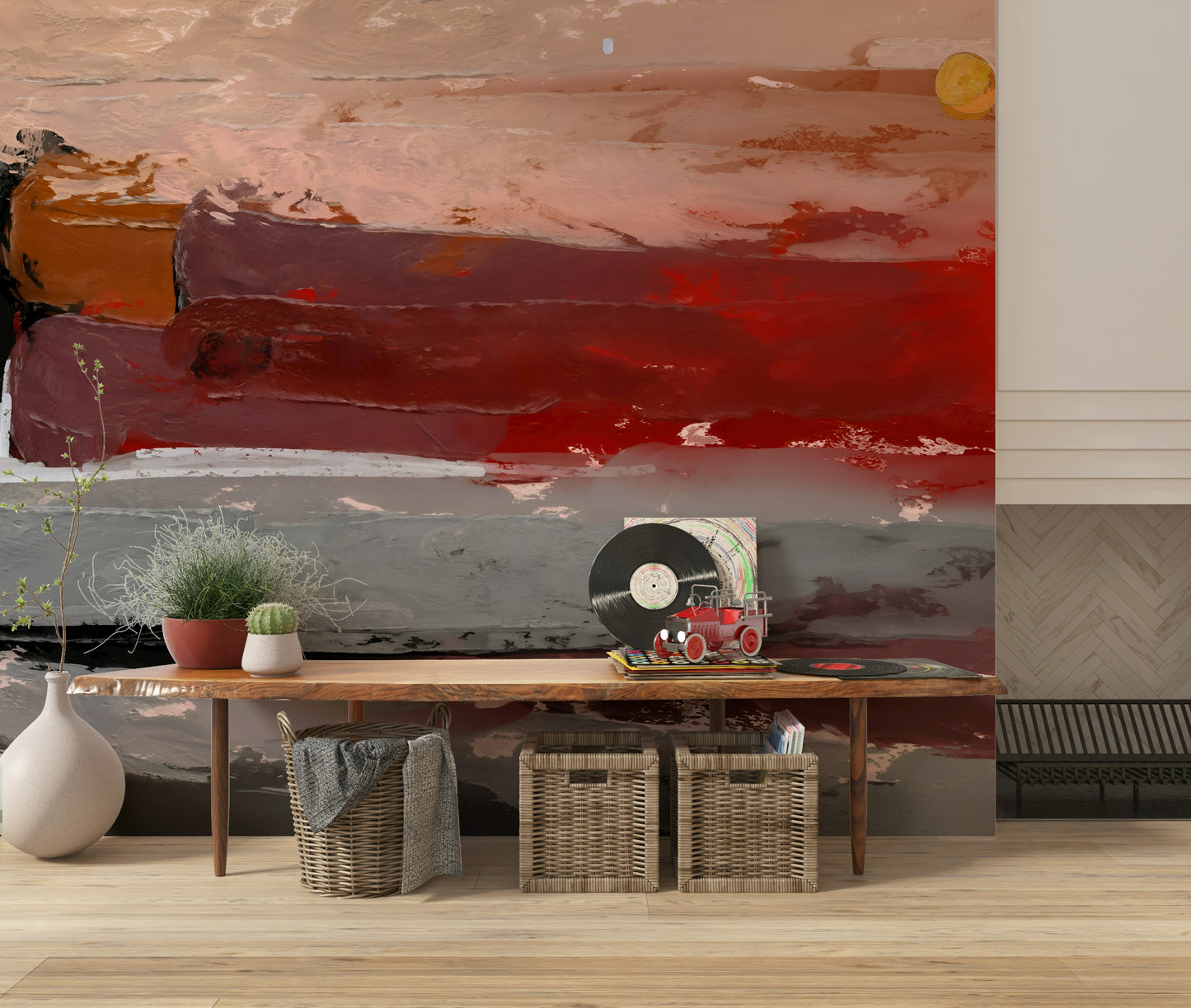 Abstract Landscape Wall Mural