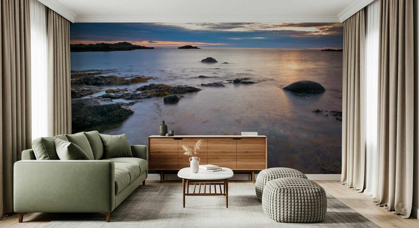 Beach Twilight Wall Mural
