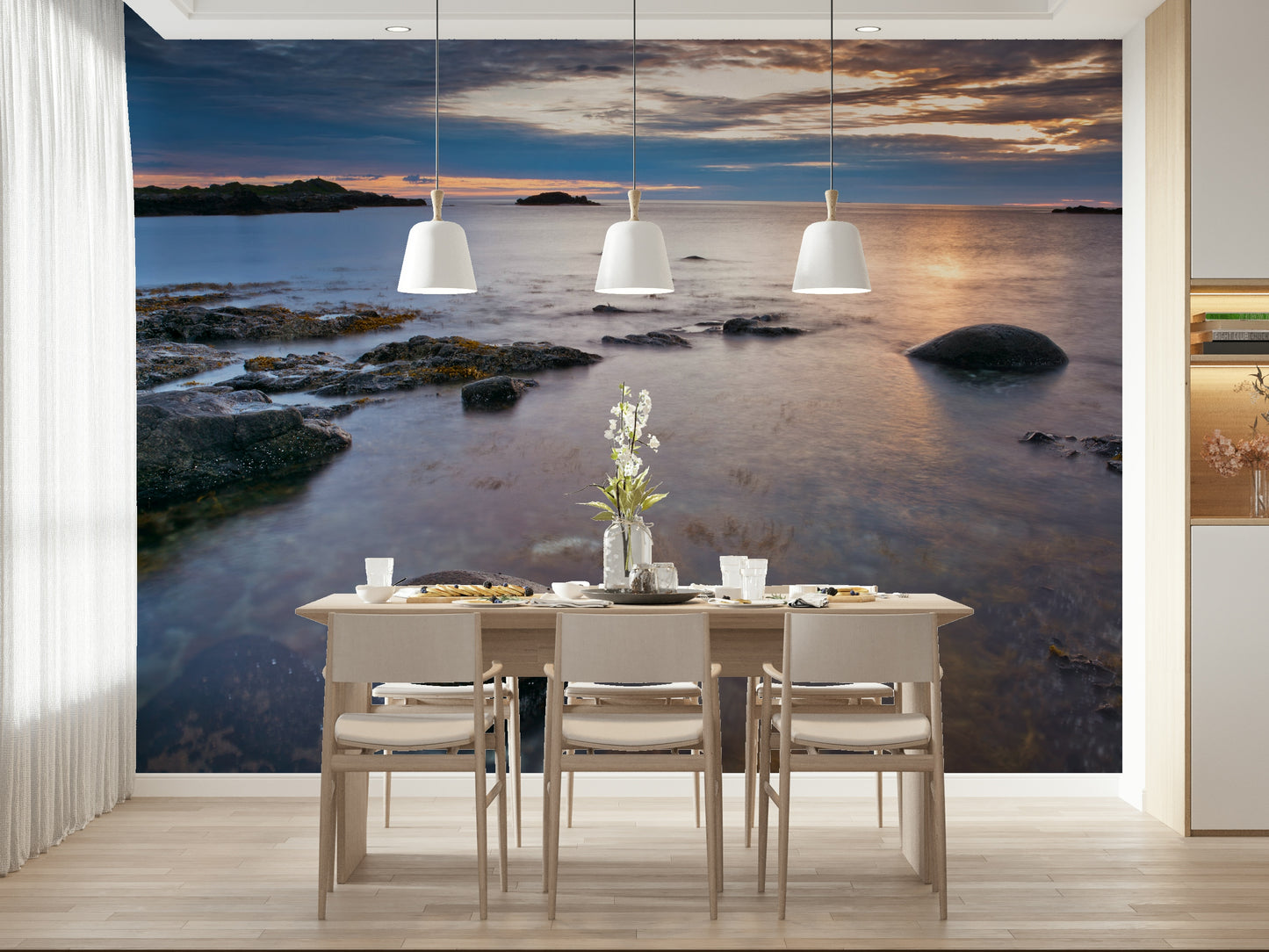 Beach Twilight Wall Mural