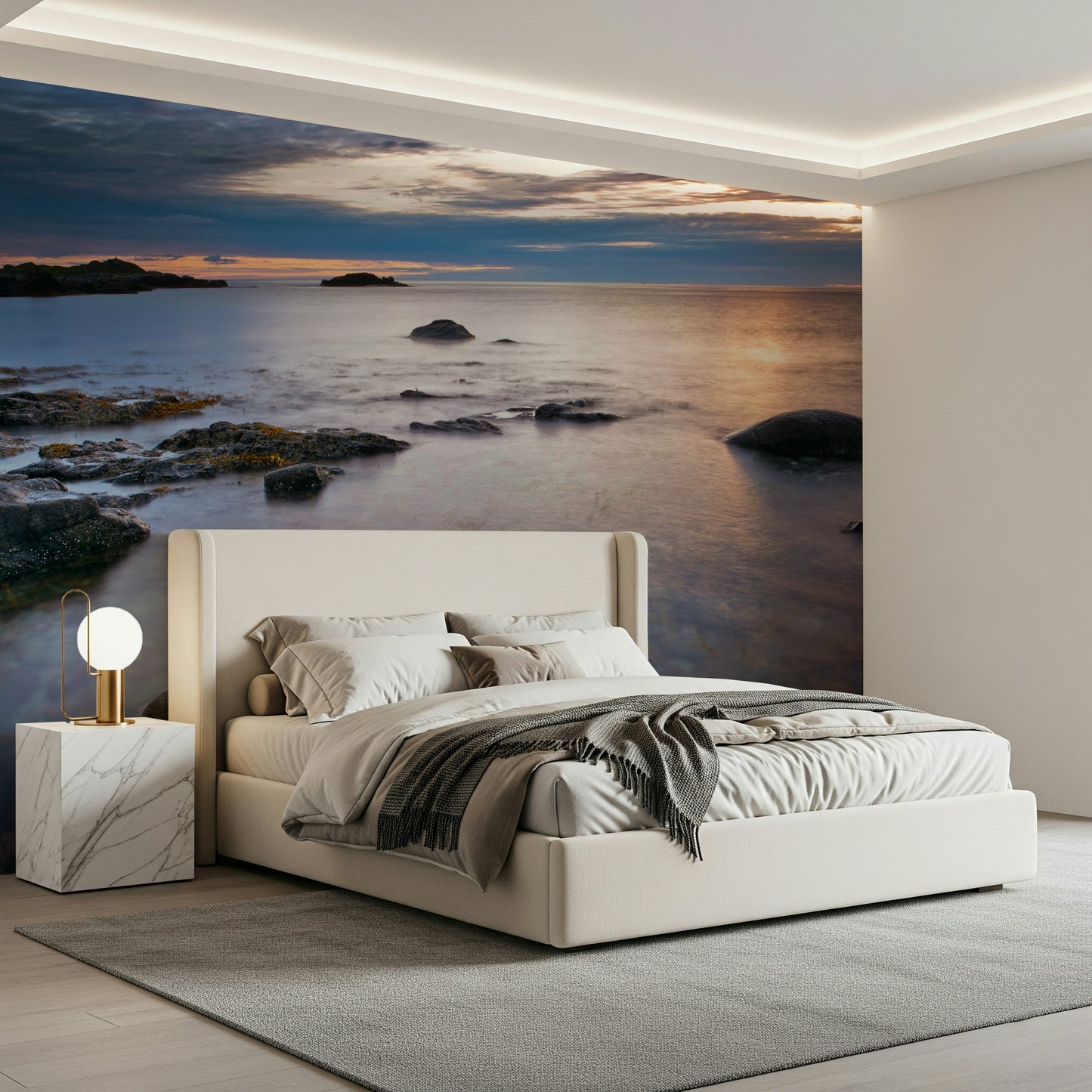 Beach Twilight Wall Mural