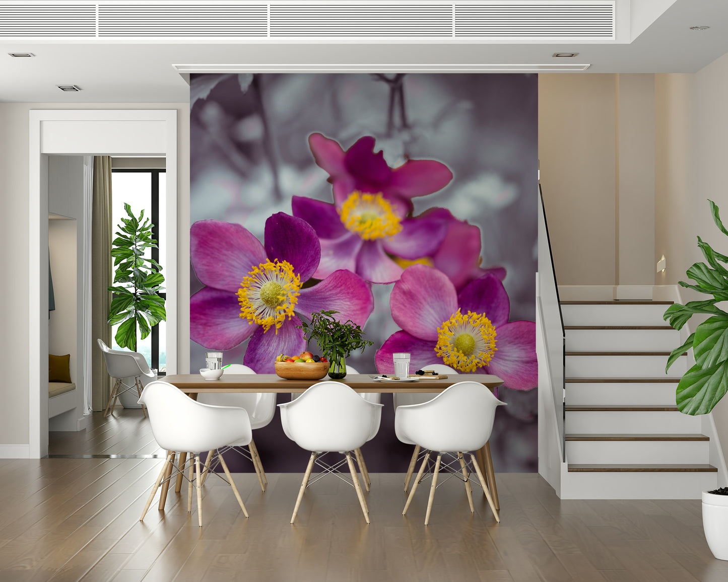 Anemone Flowers Wall Mural