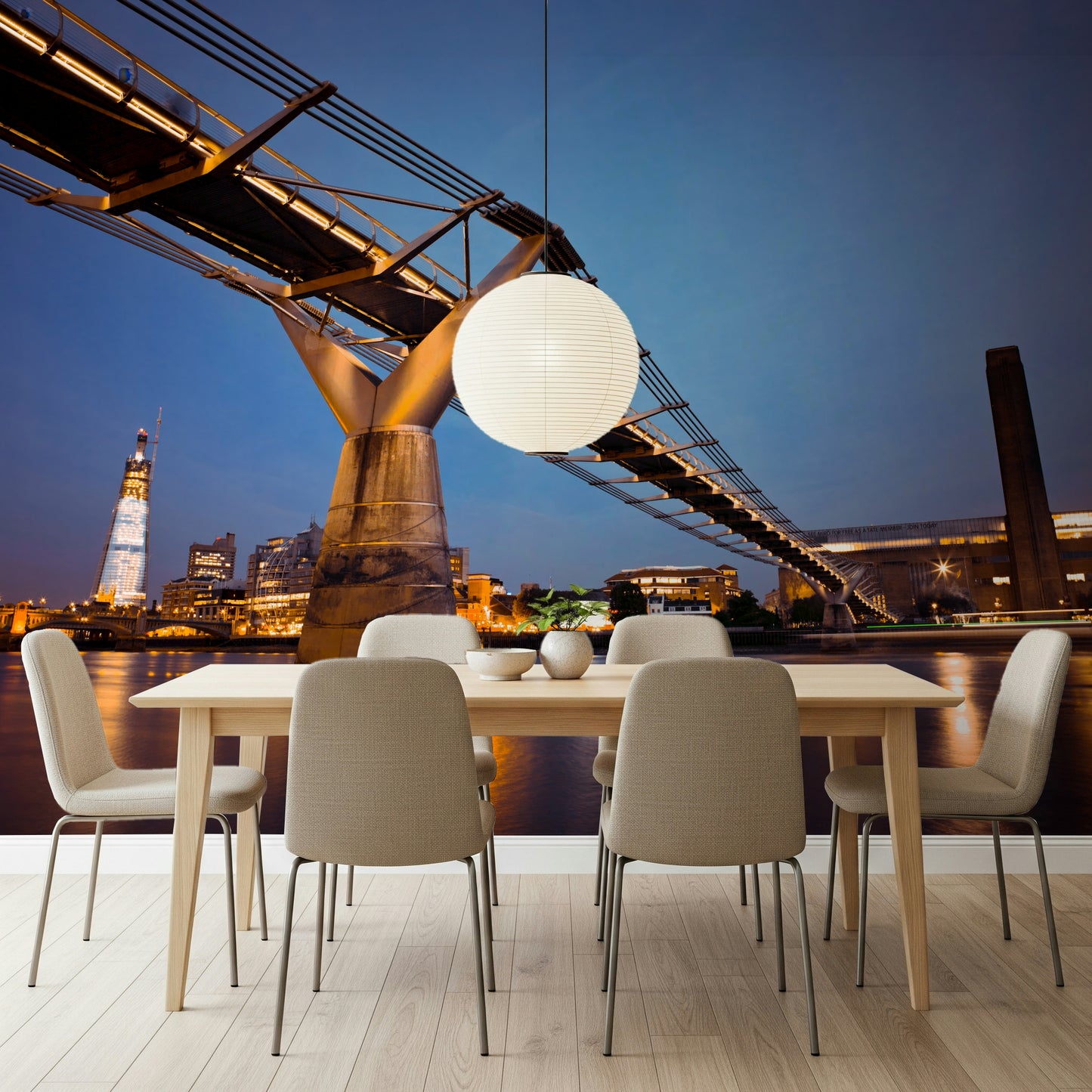 Modern Meets Classic Wall Mural