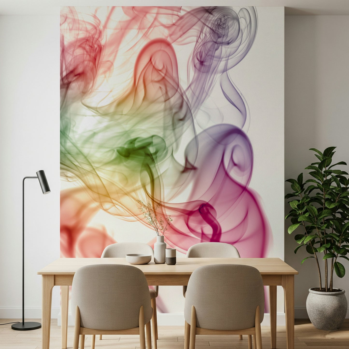 Smoke Art Wall Mural