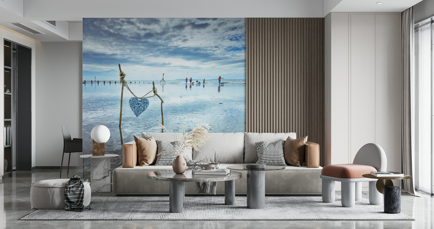 Beach Love Wall Mural