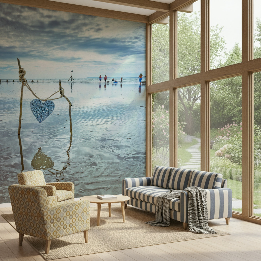 Beach Love Wall Mural