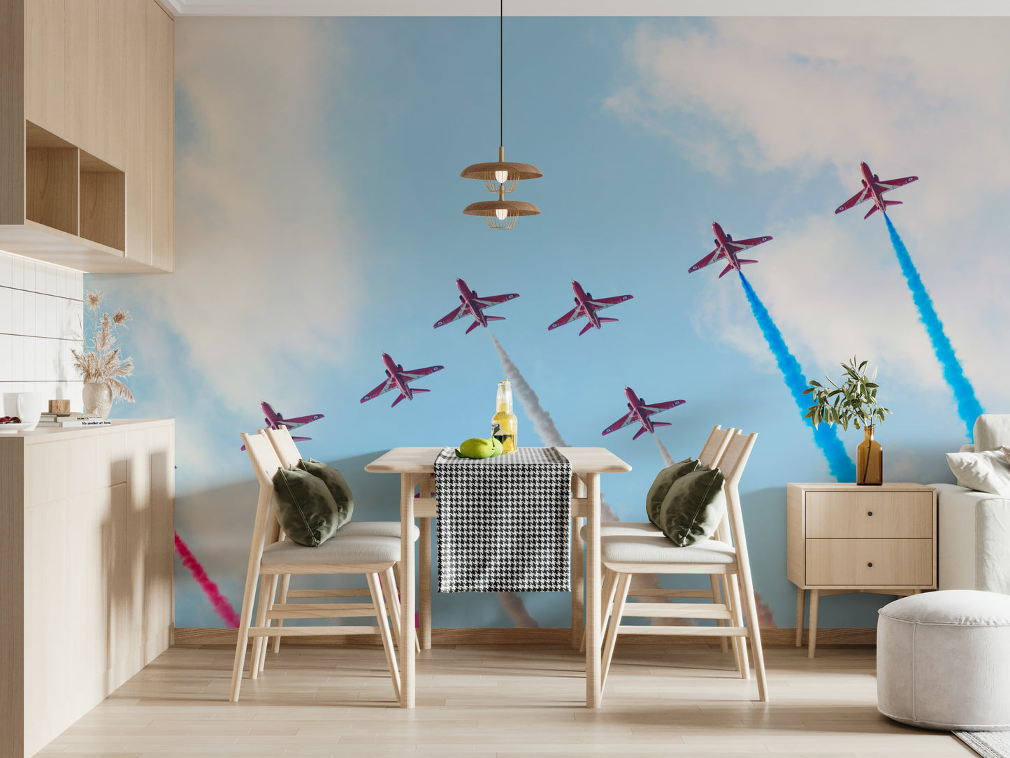Air Show Spectacle Wall Mural