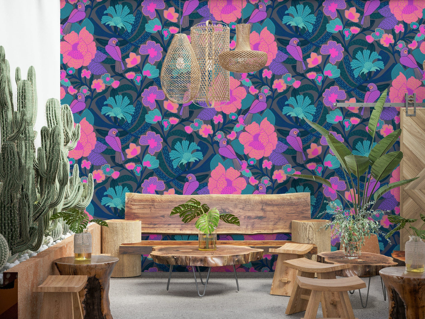 Exotic Garden Wallpaper⁠