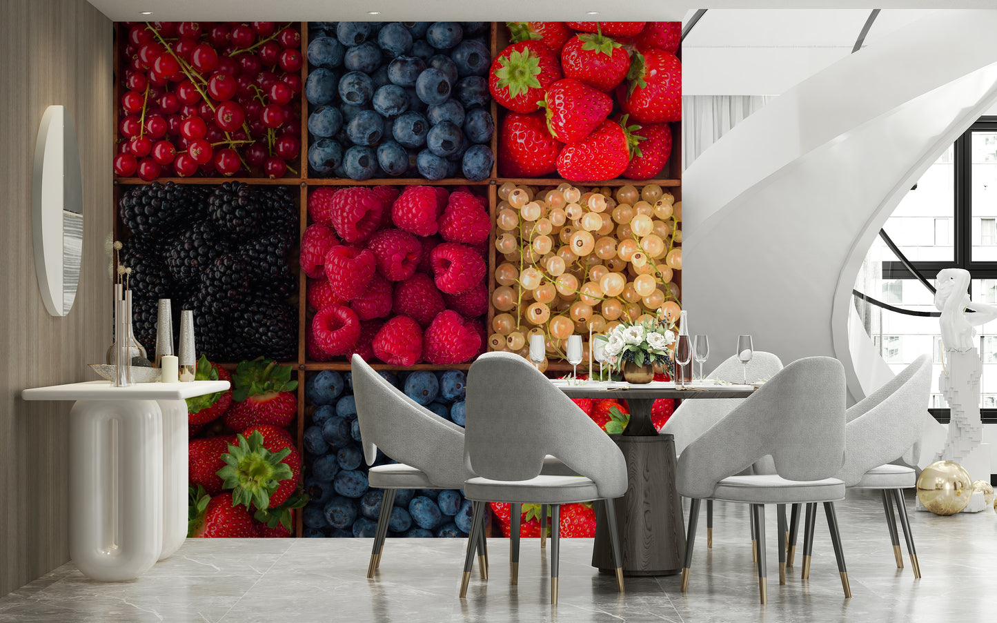Berry Fresh Delight Wall Mural