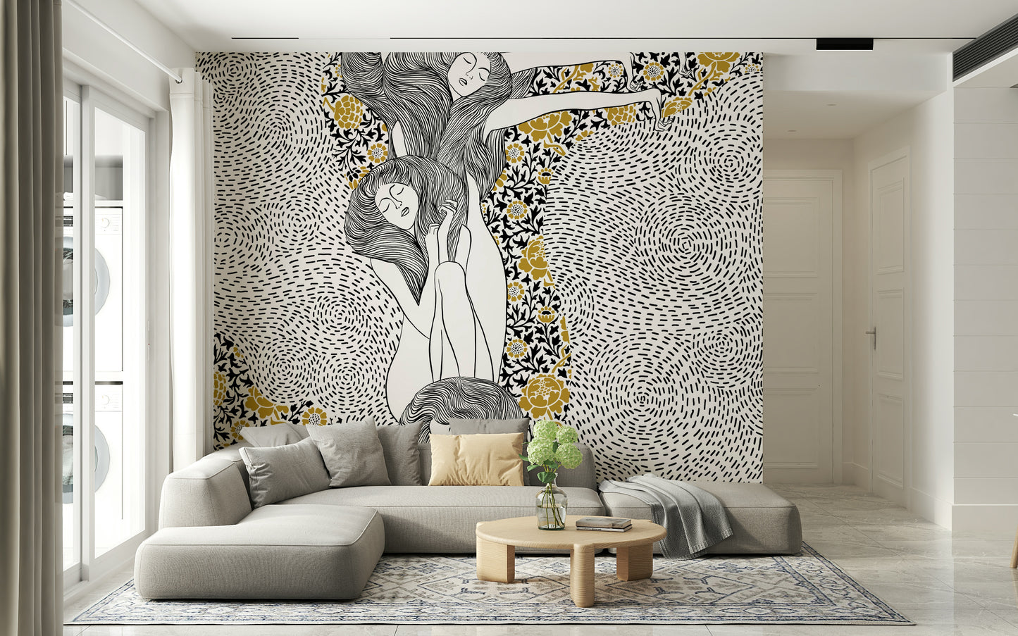 Golden Reverie Wall Mural