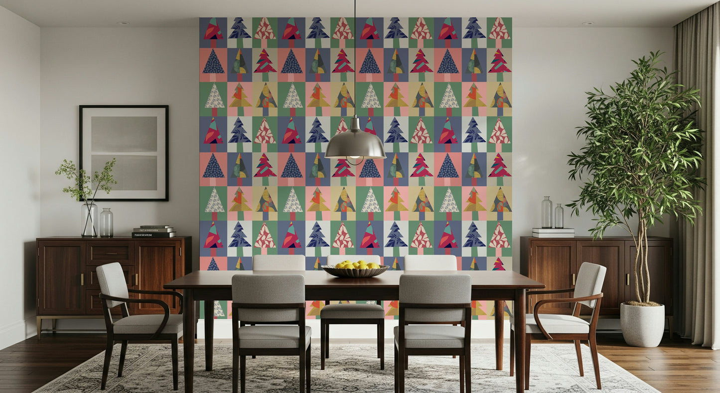 Festive Forest Wallpaper⁠