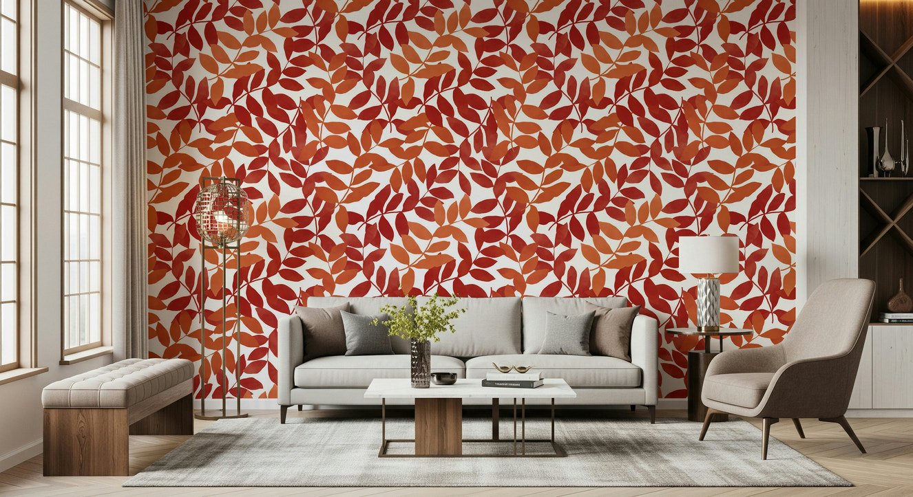 Rustic Leaves Wallpaper⁠