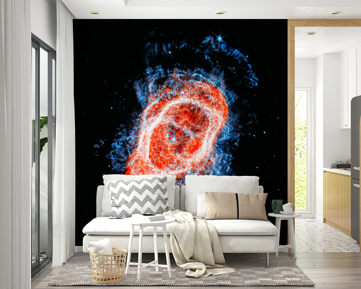 Cosmic Bloom Wall Mural