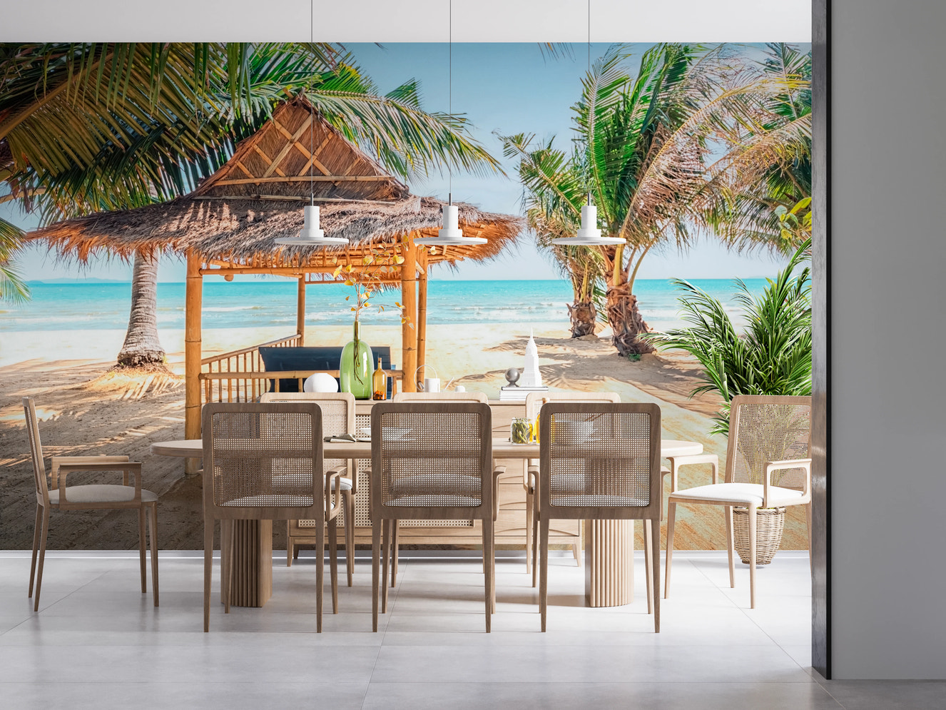 Seaside Sanctuary Wall Mural