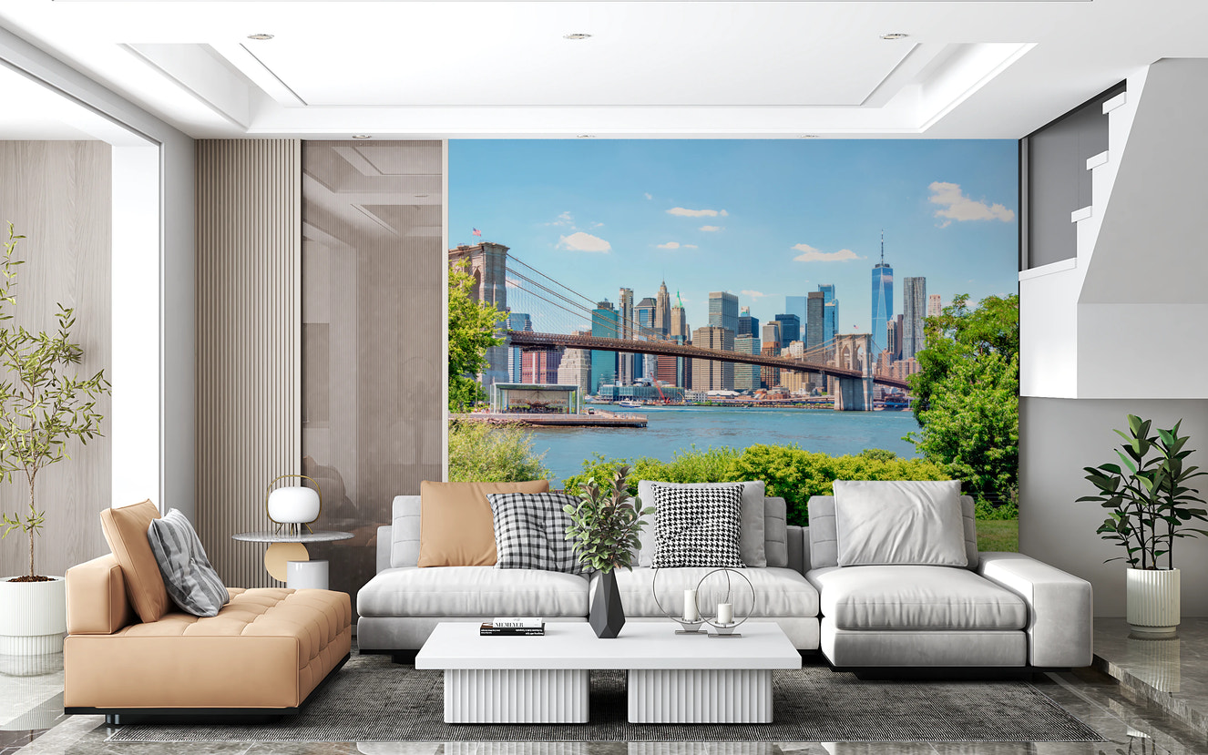 Bridge to Manhattan Wall Mural