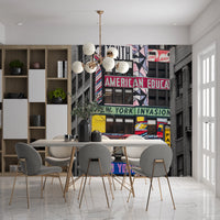 Urban Invasion wall mural bold urban room style