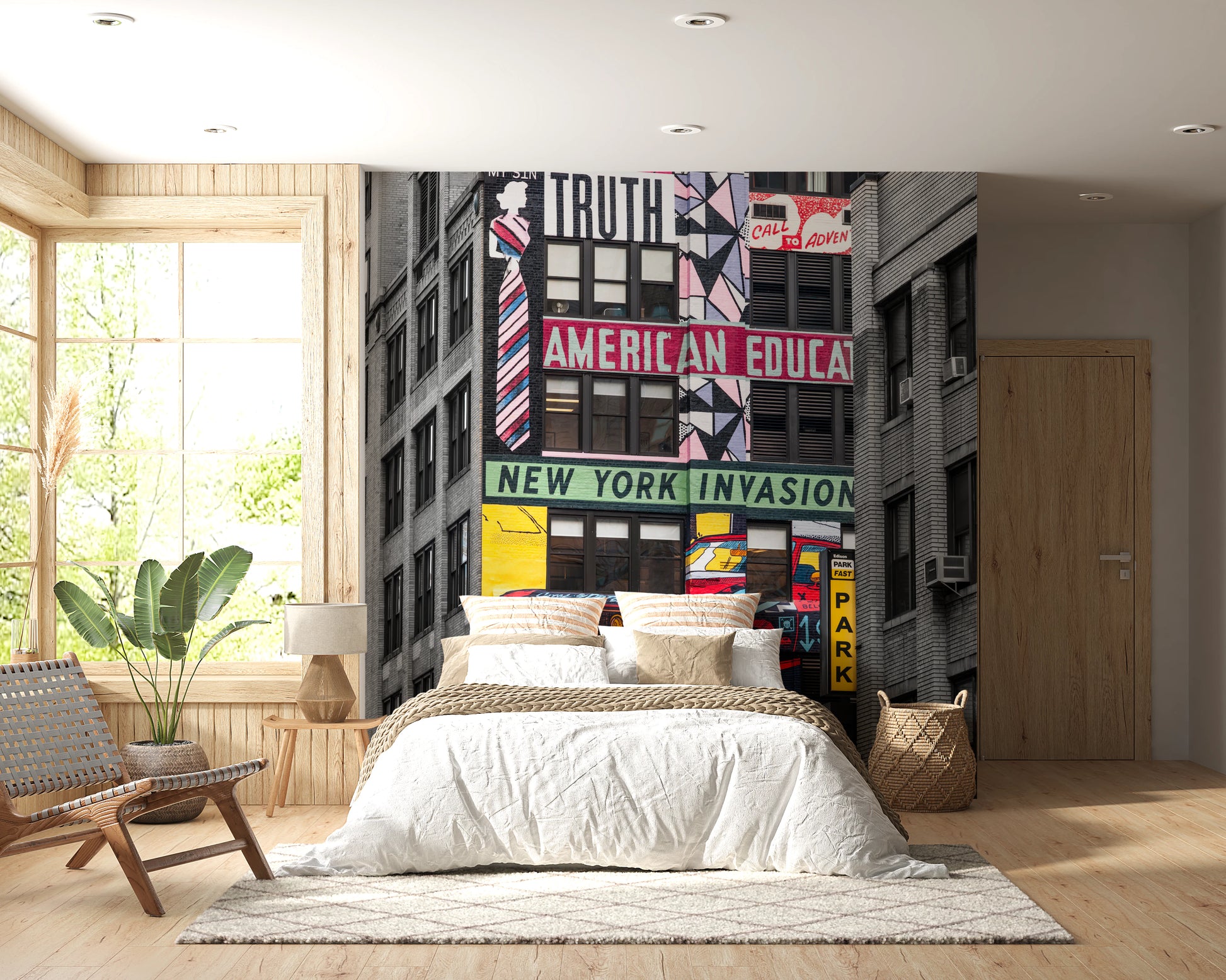 Urban Invasion wallpaper for walls urban graffiti look