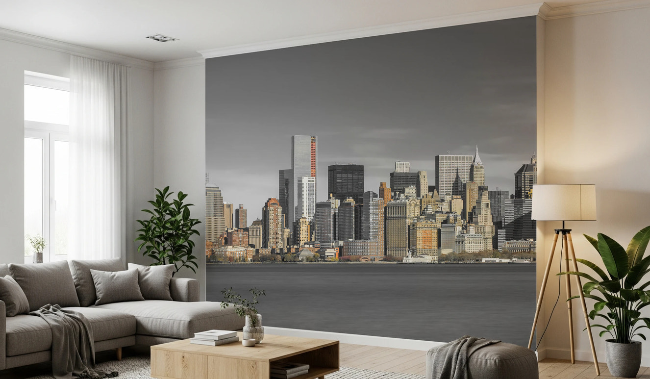Skyline of New York City Wall Mural city view