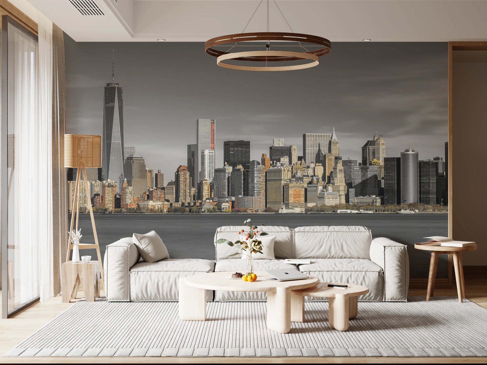 Skyline of New York City Wall Mural home decor