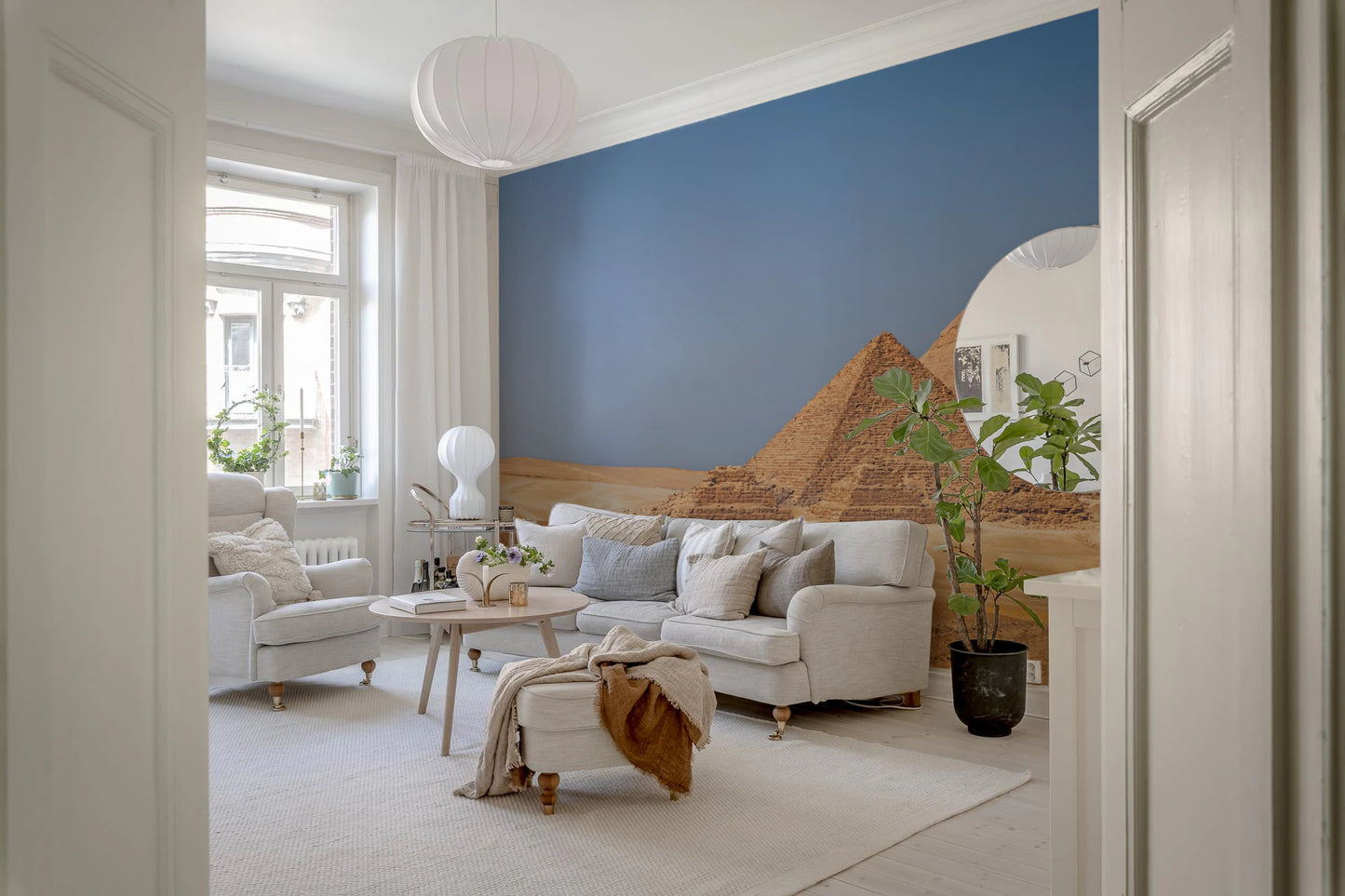 Pyramids of Giza Wall Mural