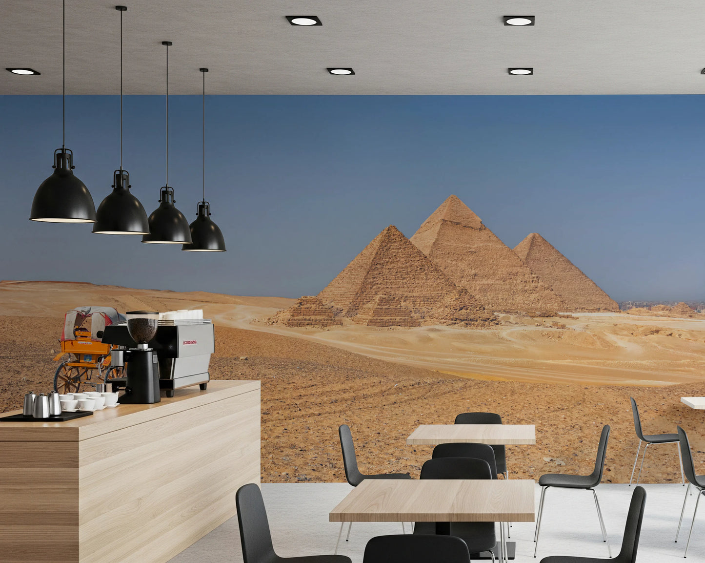 Pyramids of Giza Wall Mural